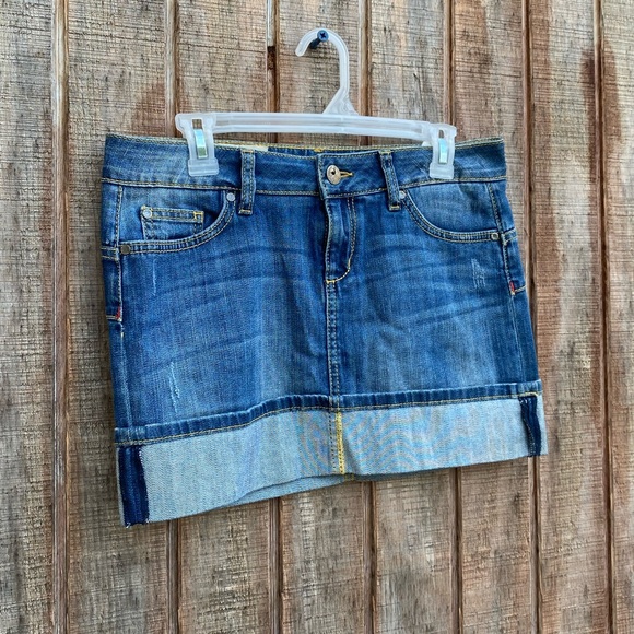 LUI•JO JEANS  denim mini skirt - Picture 2 of 16